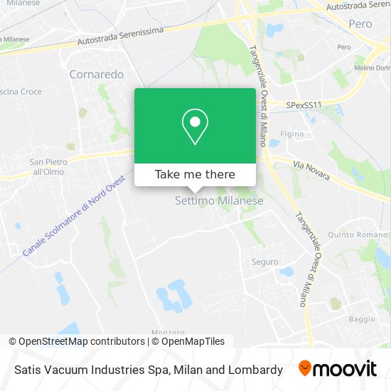 Satis Vacuum Industries Spa map