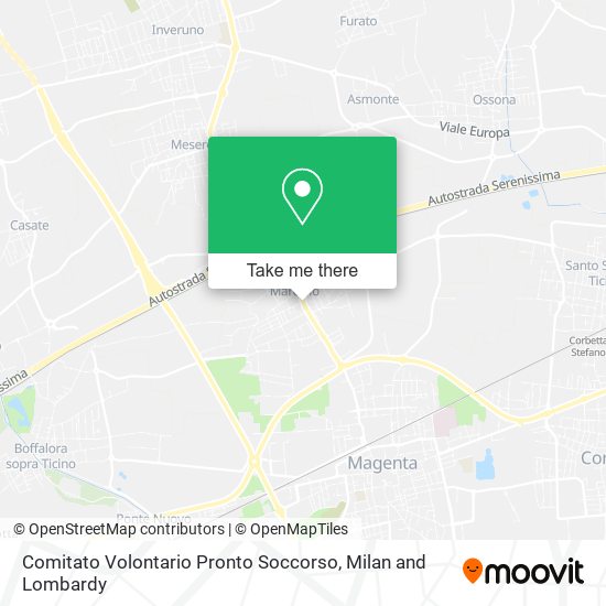 Comitato Volontario Pronto Soccorso map