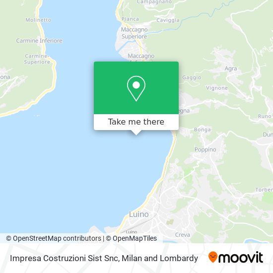 Impresa Costruzioni Sist Snc map