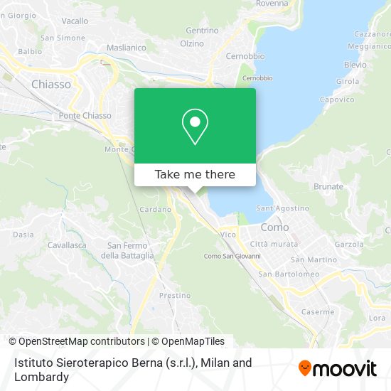 Istituto Sieroterapico Berna (s.r.l.) map