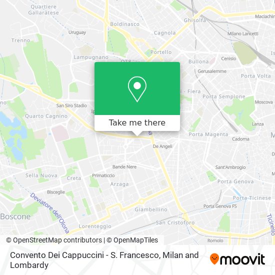 Convento Dei Cappuccini - S. Francesco map