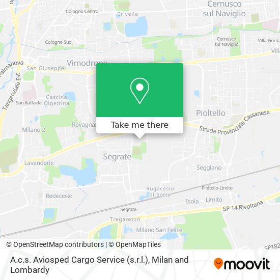 A.c.s. Aviosped Cargo Service (s.r.l.) map