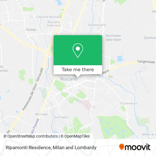 Ripamonti Residence map