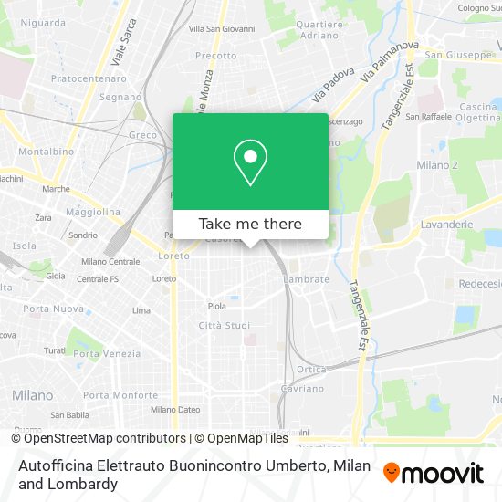 Autofficina Elettrauto Buonincontro Umberto map