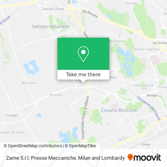 Zame S.r.l. Presse Meccaniche map