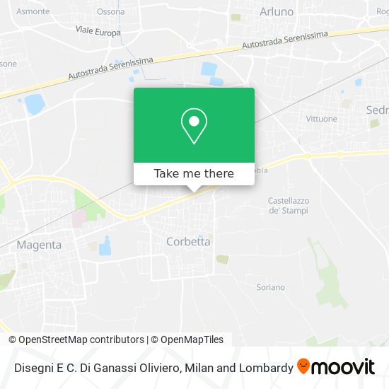 Disegni E C. Di Ganassi Oliviero map