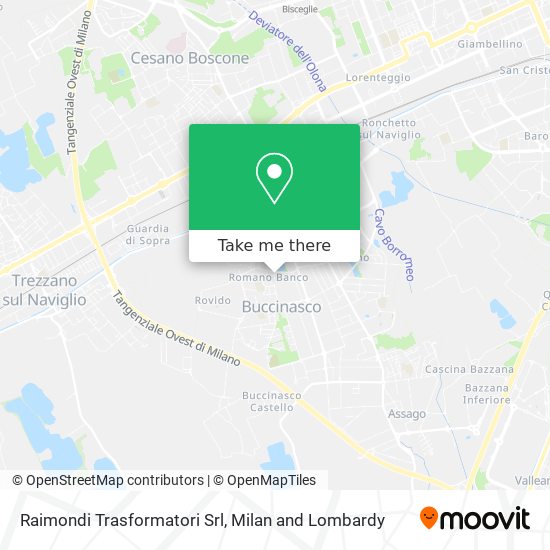 Raimondi Trasformatori Srl map