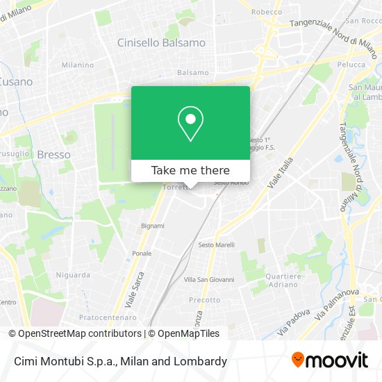 Cimi Montubi S.p.a. map