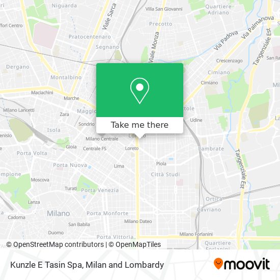 Kunzle E Tasin Spa map