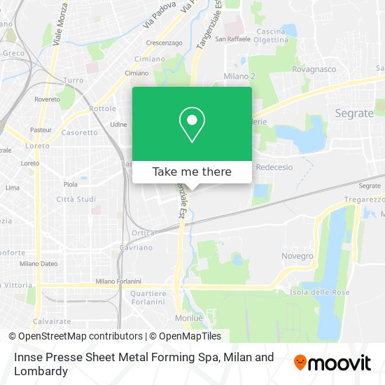 Innse Presse Sheet Metal Forming Spa map