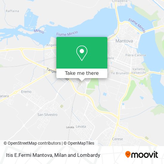 Itis E.Fermi Mantova map