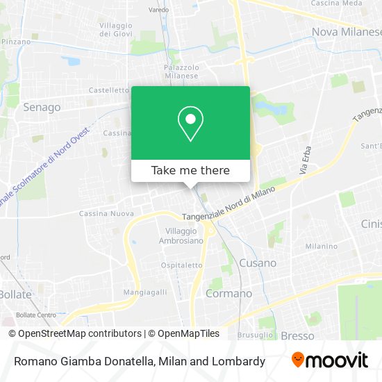 Romano Giamba Donatella map