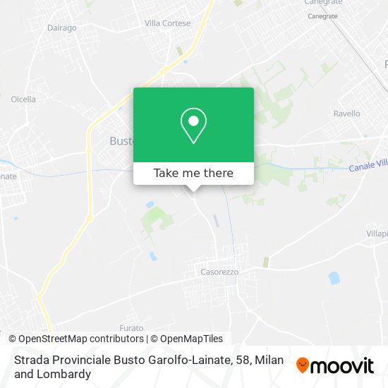 Strada Provinciale Busto Garolfo-Lainate, 58 map
