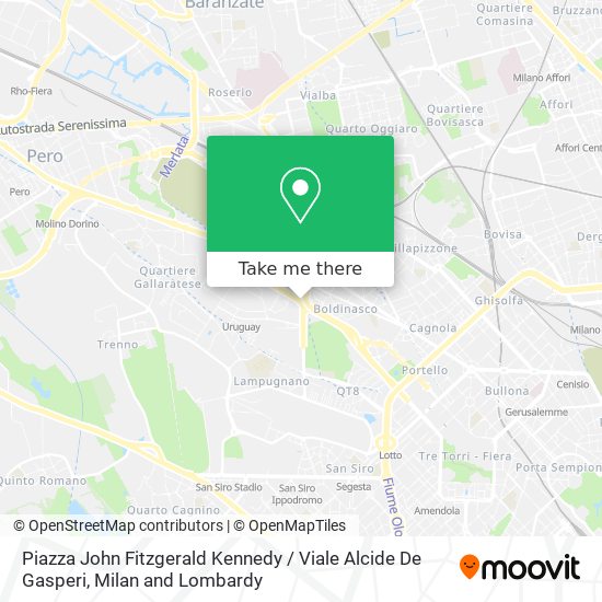 Piazza John Fitzgerald Kennedy / Viale Alcide De Gasperi map
