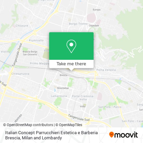 Italian Concept Parrucchieri Estetica e Barberia Brescia map