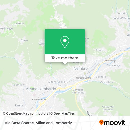 Via Case Sparse map