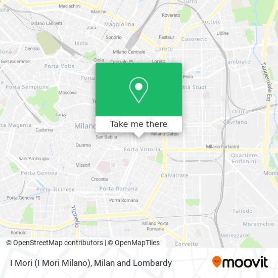 I Mori (I Mori Milano) map