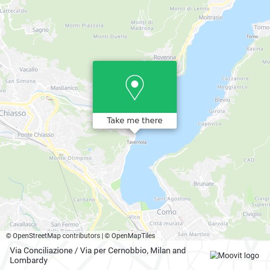 Via Conciliazione / Via per Cernobbio map