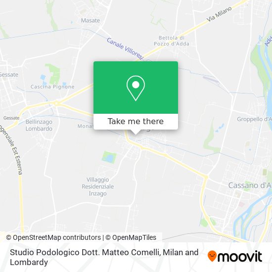 Studio Podologico Dott. Matteo Comelli map