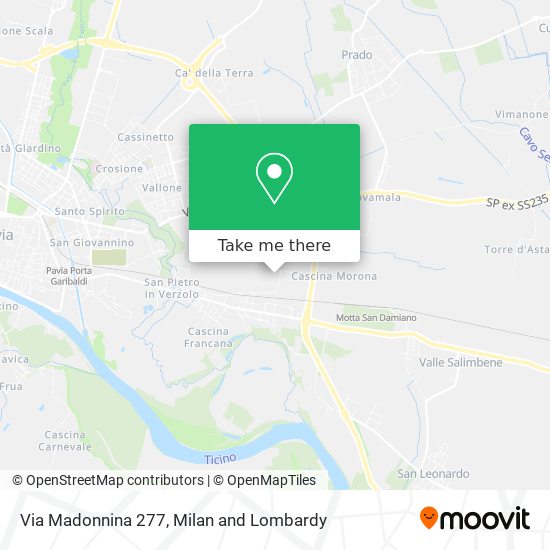 Via Madonnina 277 map