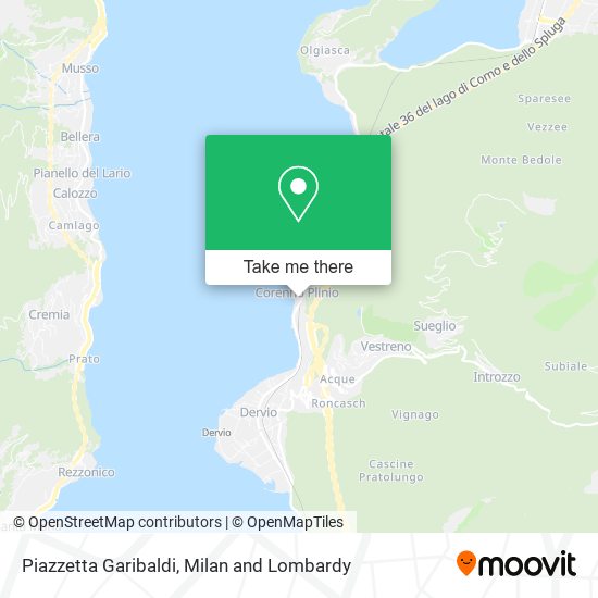 Piazzetta Garibaldi map