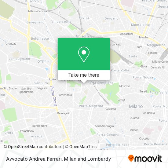 Avvocato Andrea Ferrari map