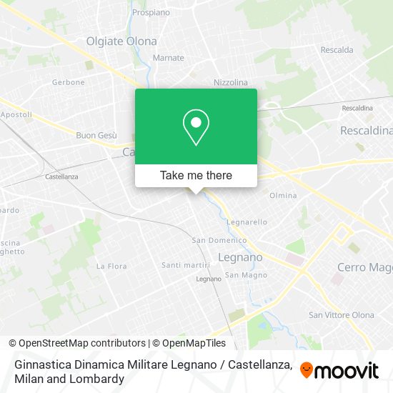 Ginnastica Dinamica Militare Legnano / Castellanza map