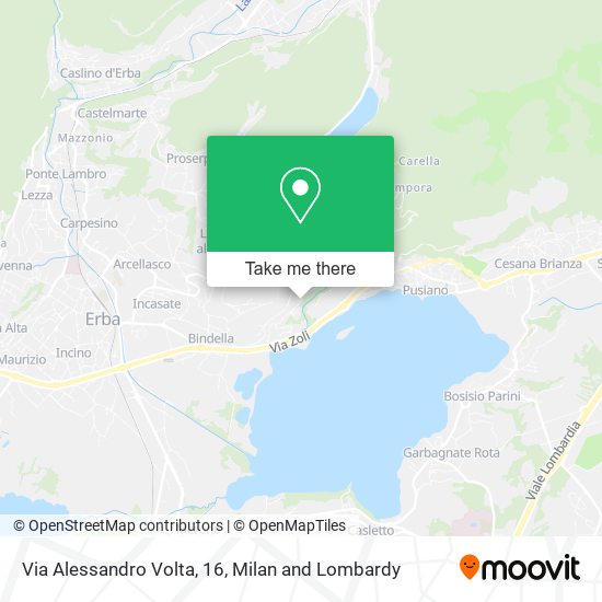 Via Alessandro Volta, 16 map