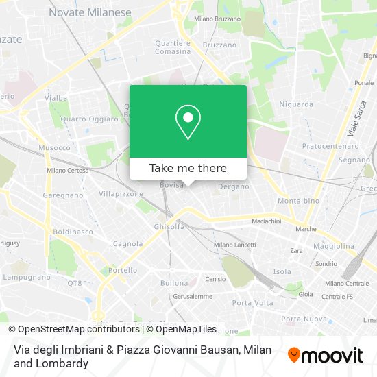 Via degli Imbriani & Piazza Giovanni Bausan map