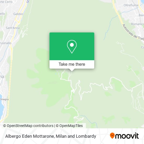 Albergo Eden Mottarone map