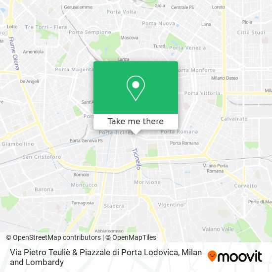 Via Pietro Teuliè & Piazzale di Porta Lodovica map