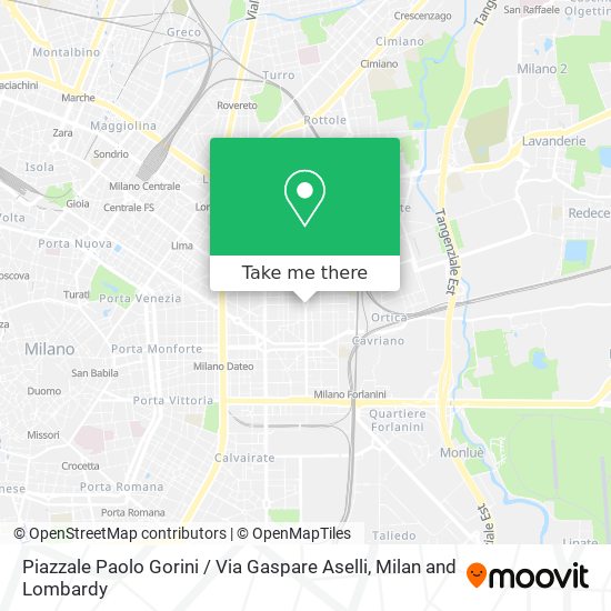 Piazzale Paolo Gorini / Via Gaspare Aselli map