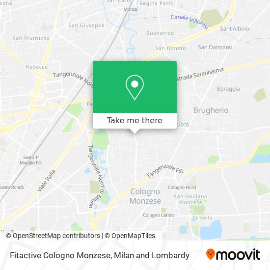 Fitactive Cologno Monzese map