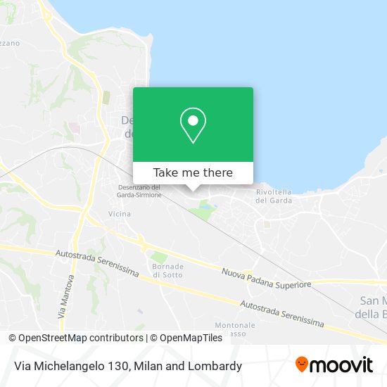 Via Michelangelo 130 map