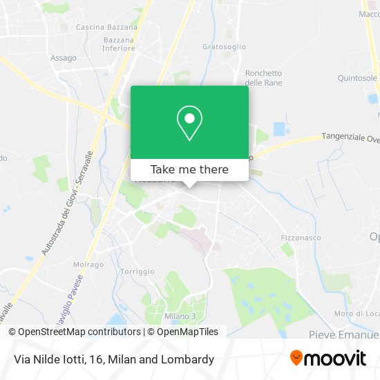 Via Nilde Iotti, 16 map