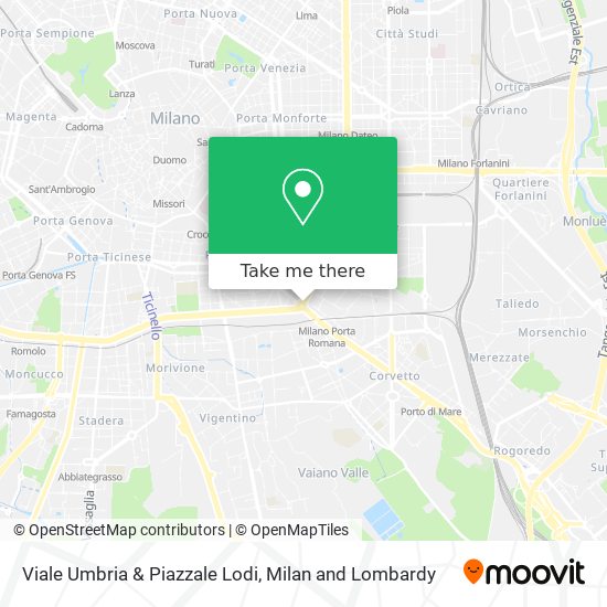 Viale Umbria & Piazzale Lodi map