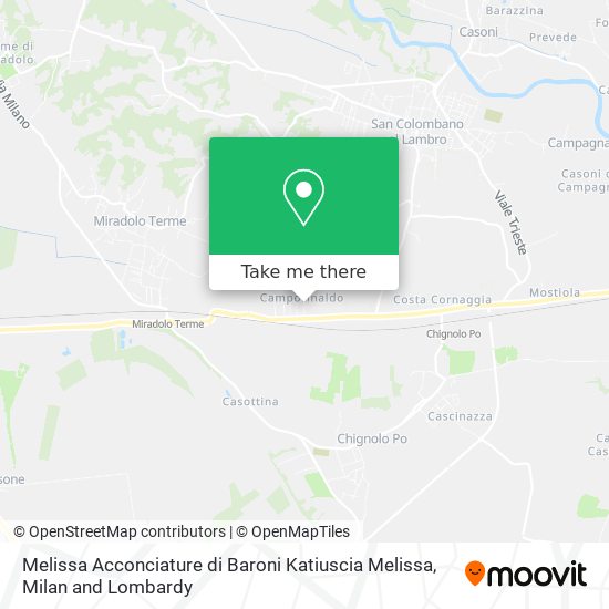 Melissa Acconciature di Baroni Katiuscia Melissa map