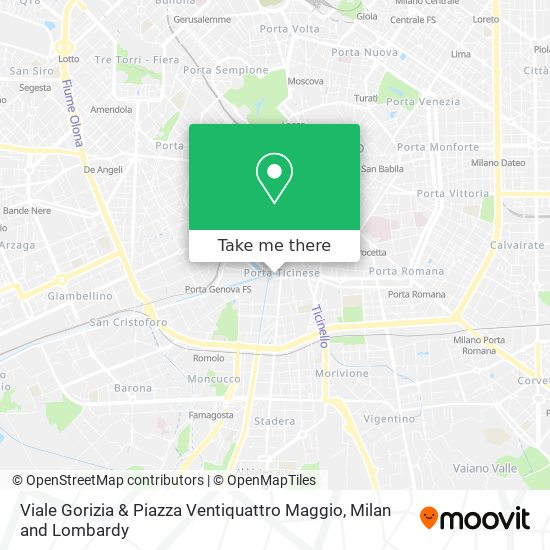 Viale Gorizia & Piazza Ventiquattro Maggio map