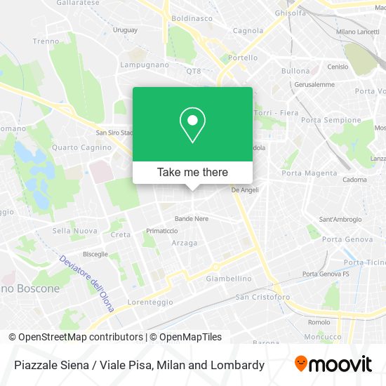 Piazzale Siena / Viale Pisa map