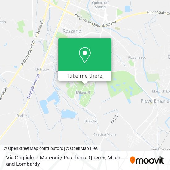 Via Guglielmo Marconi / Residenza Querce map