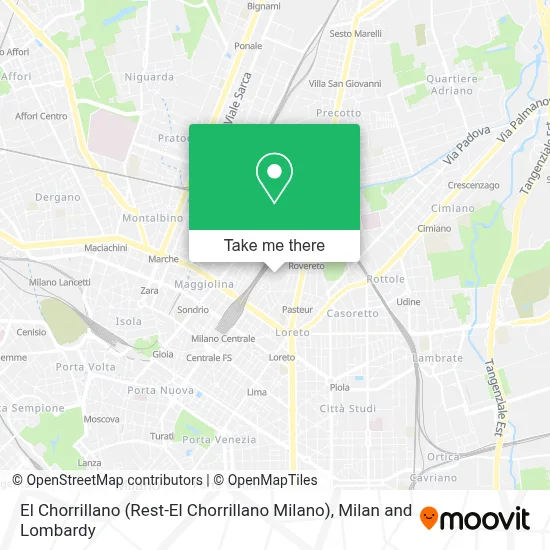 El Chorrillano (Rest-El Chorrillano Milano) map