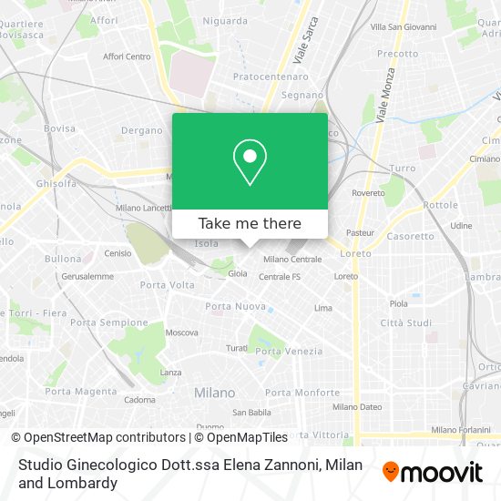 Studio Ginecologico Dott.ssa Elena Zannoni map