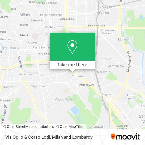 Via Oglio & Corso Lodi map
