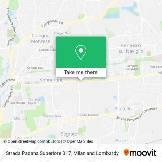 Strada Padana Superiore 317 map