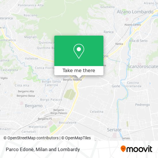 Parco Edonè map