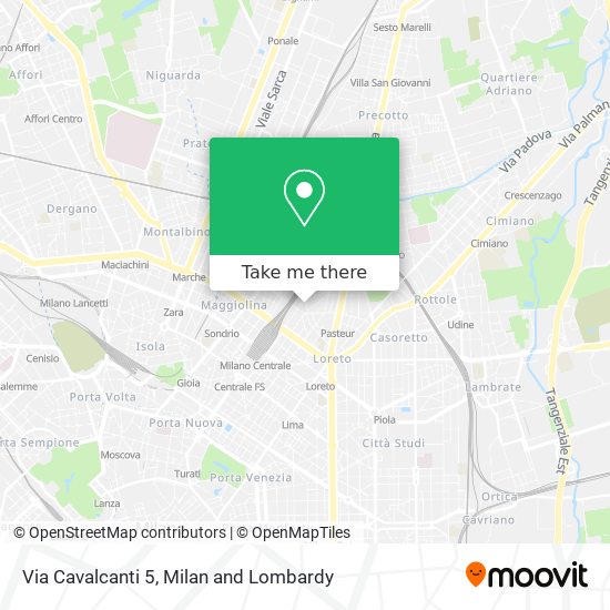 Via Cavalcanti 5 map