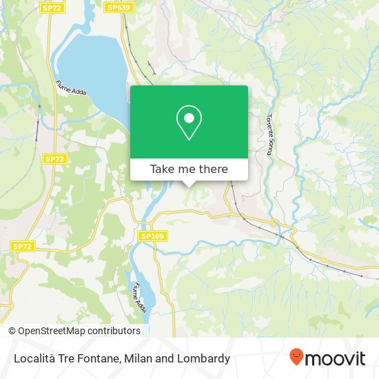 Località Tre Fontane map