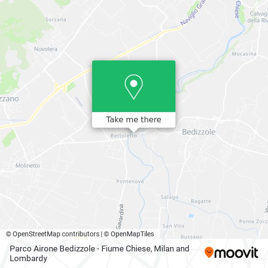 Parco Airone Bedizzole - Fiume Chiese map