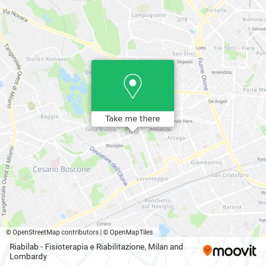 Riabilab - Fisioterapia e Riabilitazione map