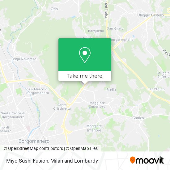 Miyo Sushi Fusion map